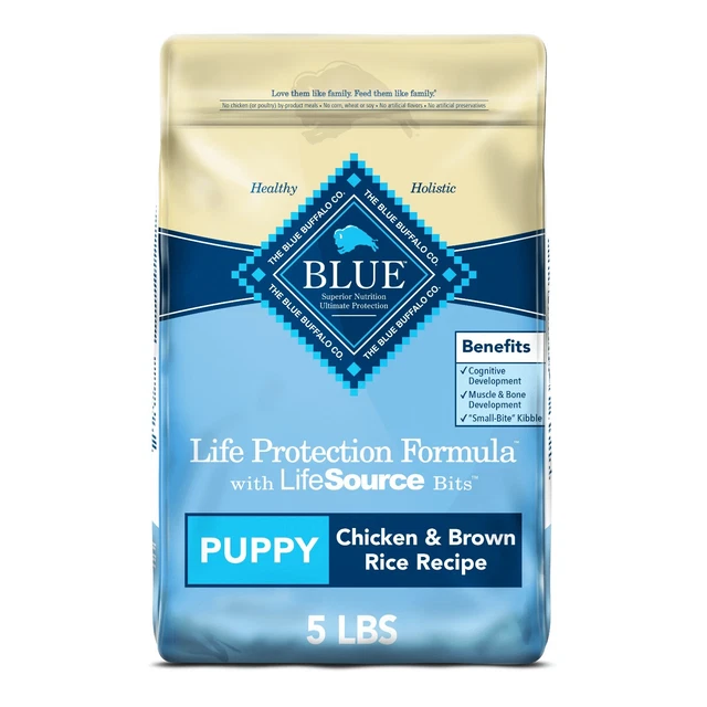 Blue Buffalo Life Protection Formula Chicken and Brown Rice Dry Dog Food (puppy)