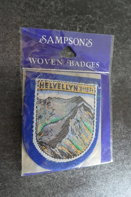 Helvellyn Woven Cloth Patch Badge (L35S)