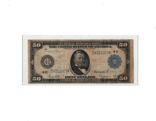 1914 $50 FRN Cleveland Fr.1039 1914 $50 FRN Cleveland Fr.1039