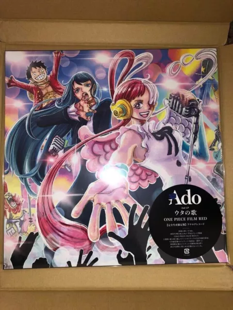 Ado Uta 2nd LP one piece film red limited edition analog record made in  japan