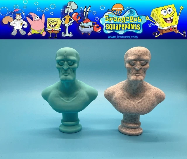 SPONGEBOB SQUAREPANTS HANDSOME Squidward Bust £19.14 PicClick UK