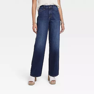 Women's High-Rise Wide Leg Jeans - Universal Thread