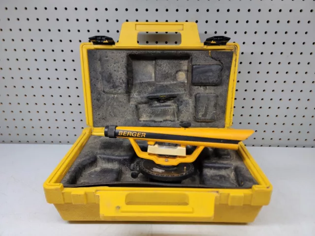 Berger Instruments 190B Surveying Transit Level with Storage Hard Case