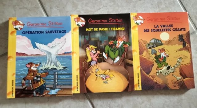 Lot 3 Livres Geronimo Stilton