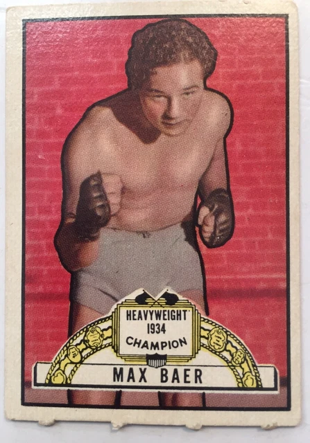 Max Baer 1951 Ringside Card#11 2”x3”