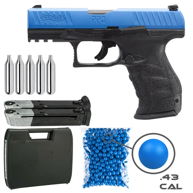 UMAREX PPQ M2 Paintball Pistol, w/ Paintballs, 5 CO2, & Extra Mag