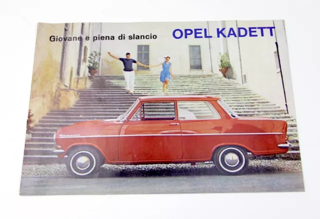 Opel Kadett - Brochure Vintage 1963 - Catalogo - Opuscolo - Depliant Originale