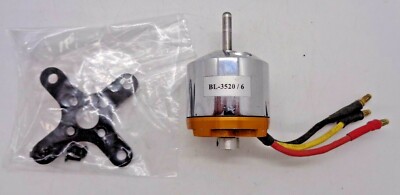 Graupner 345z 7738 Brushless Motor 1500 KV NUOVO IN CONFEZIONE crossmount & propdriver 