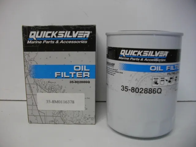 MerCruiser Quicksilver 35-802886Q oil filter OEM Ford 352-8M0116378