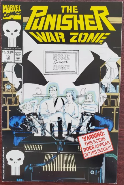 The Punisher War Zone #12 F/VF 7.0 (Marvel Comics 1993)✨ 