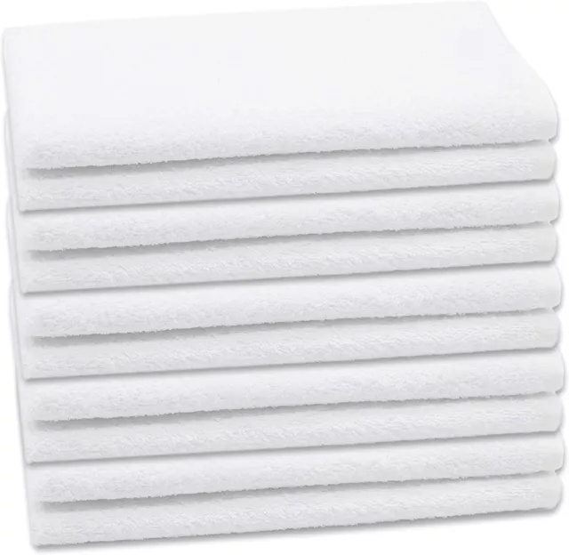 ✅ Set di 10 Asciugamani per Gli Ospiti, 40x60 cm Cotone morbidissima spugna