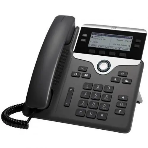 Cisco CP-7841-K9= 7800 Series PoE Voip Phone (Power Supply Not Included) Four