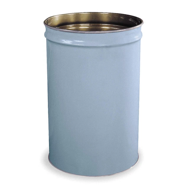 JUSTRITE 26054 Cigarette Receptacle,55 gal.,Gray
