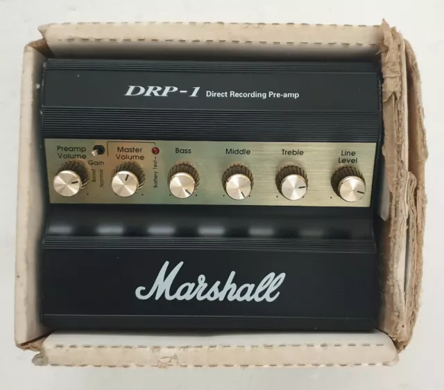 Marshall DRP-1 Direct Recording Preamp Guitar Effects Pedal Used