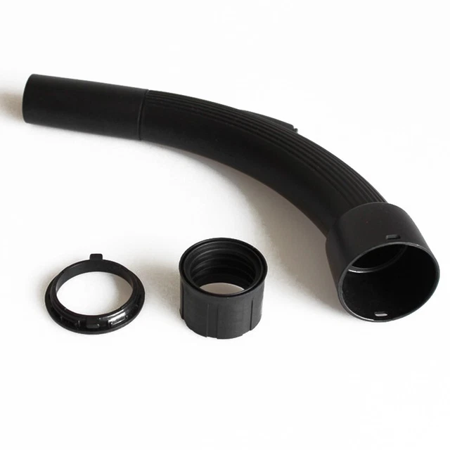 Poignée De Tuyau D'Aspirateur + Tube Coudé Compatible Tube Droit 35mm Et Fileté 42mm - Accessoire Robuste Pour Aspirateurs