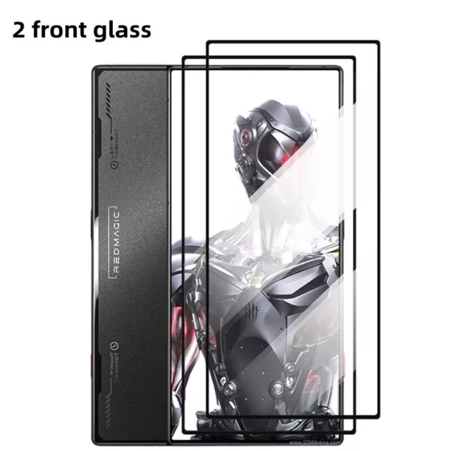 2PCS Nubia Red Magic 8 8S Pro 8Pro + Full Cover Tempered Glass Screen Protector