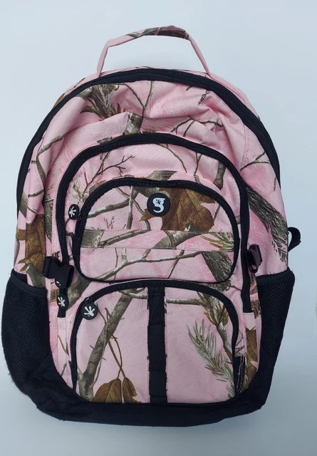 Realtree Camouflage Pink Backpack
