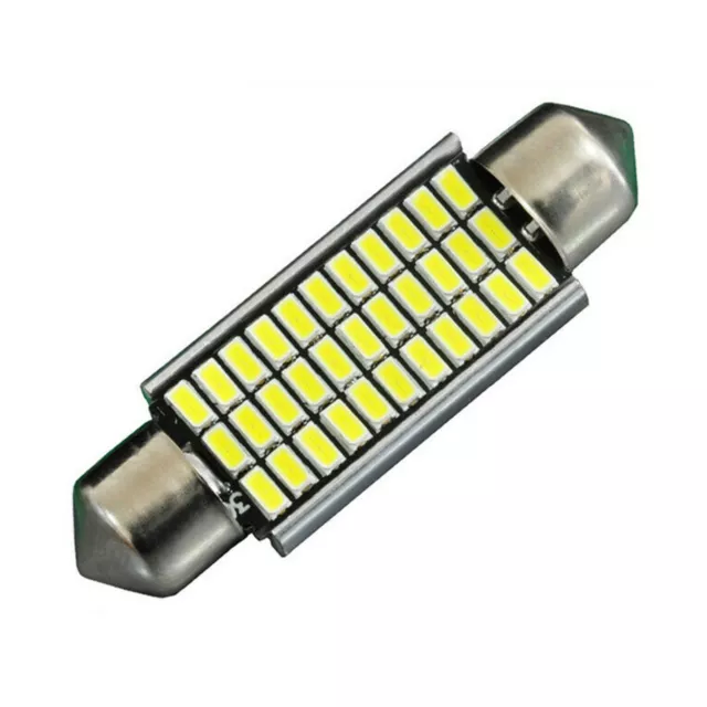 10x Blanc Auto 3014 SMD 33 LED 42MM Soffitte Éclairage intérieur 12V 6000K 3