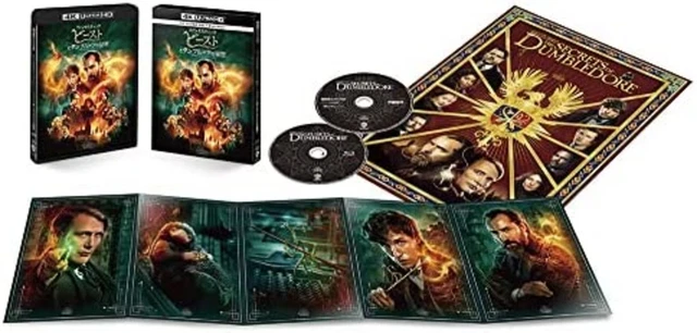 FANTASTIC BEASTS THE Secrets of Dumbledore 4K ULTRA HD+Blu-ray F/S w ...