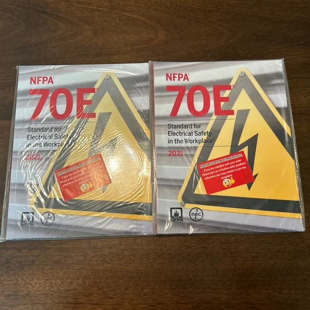 NFPA 70E STANDARD For Electrical Safety In The Workplace 2021 Lot Of 2 