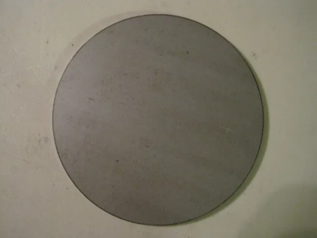 1/8" Steel Plate, Disc Shaped, 6" Diameter, .125 A1011 Steel, Round, Circle