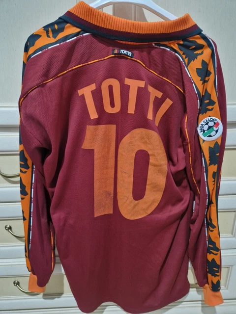Maillot AS Roma TOTTI - Match Issued / Worn ? - Jersey Indossata - Occasion