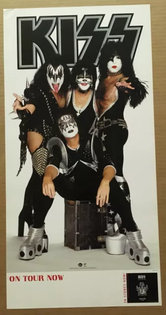 KISS Vintage 2003 ON TOUR Wording PROMO POSTER for Alive IV CD 12x24 MINT USA