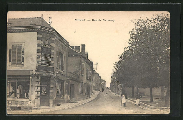 CPA Verzy, Rue de Verzenay