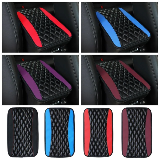 Copertura braccio in pelle impermeabile scatola tappetino per console bracciolo auto custodia cuscino