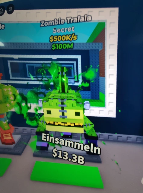 STEAL A BRAINROT SAB Secret Zombie Tralala 500 K/s EUR 1,00 - PicClick DE