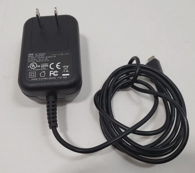 Original TPT Kindle MII050180-U AC DC Power Supply Adapter Charger 5V 1.8A
