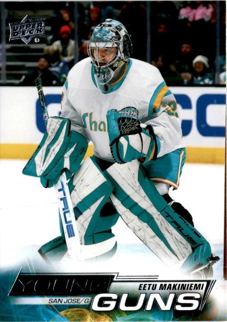 2022-23 Upper Deck Extended Eetu Makiniemi YOUNG GUNS San Jose Sharks #722