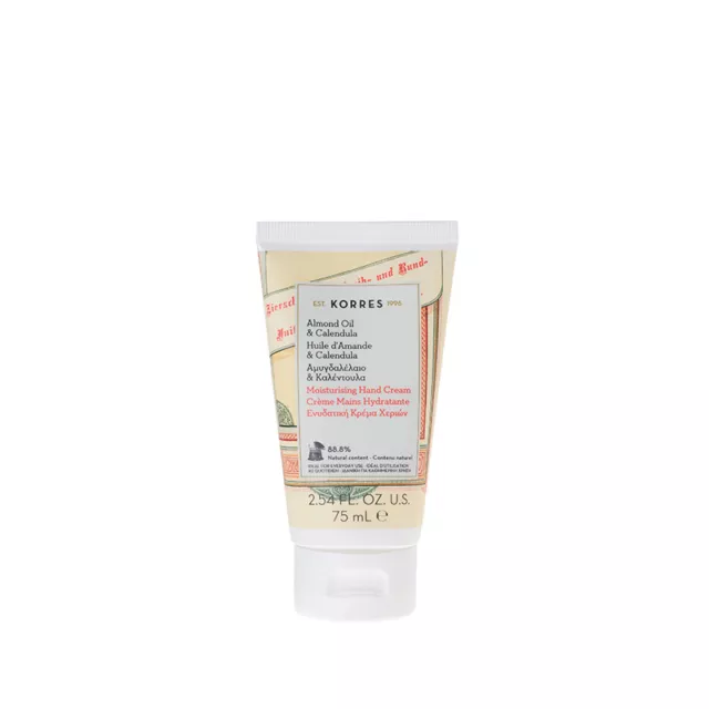 Korres Moisturising Hand Cream with Organic Almond Oil & Calendula , 75ml