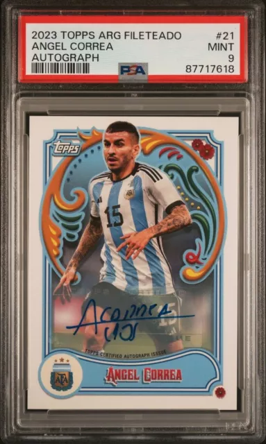 2023 Topps Argentine Fileteado Angel Correa Autograph #21 Psa 9