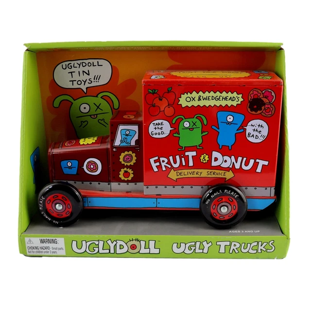 Ugly Doll Ugly Truck - Spardose - Donut Delivery - Fruit and Donat - Random Desi Ugly Doll Ugly Truck - Spardose - Donut Delivery - Fruit and Donat - Random Desi