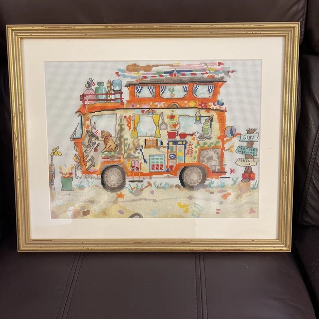 Camper Van Bothy Fäden komplett Kreuzstich Bild