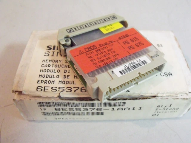 Siemens Simatic S5 65376-1A11 6ES5 376-1A11 E:01