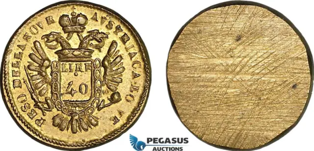 AJ118, Italy, Lombardy – Venetia, Monetary Weight for 40 Lire (Sovrano) 1854