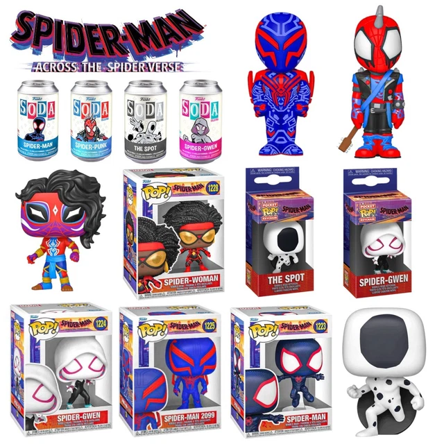 Funko POP! Spider-Man Across the Spider-Verse Keychain, Soda Collectible Figures