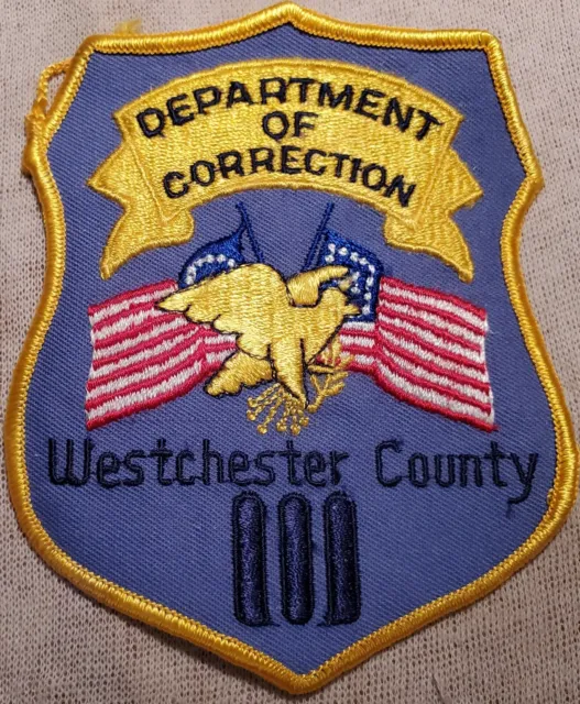 NY Westchester County New York Correction Shoulder Patch