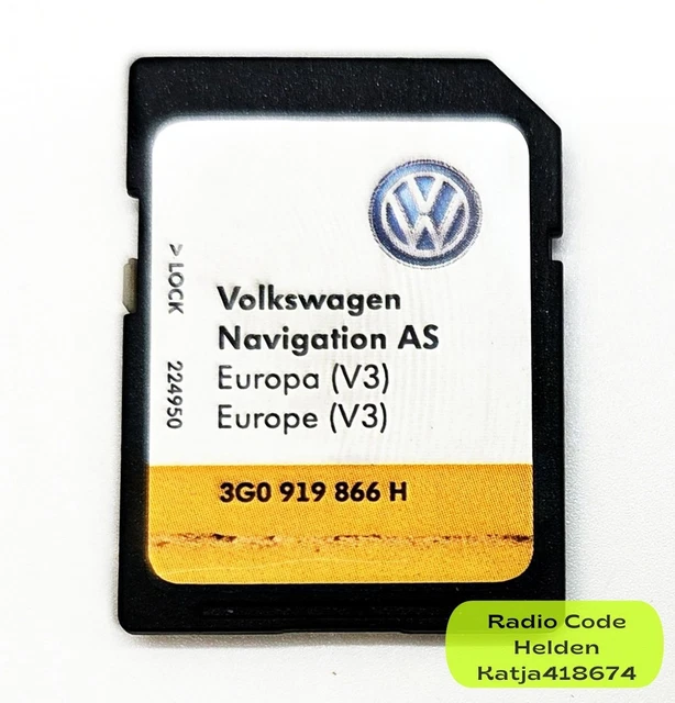Vw Discover Media Sd Karte Kompatibel