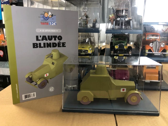 Voiture TINTIN 1/24 Collection Hachette N°42 L'auto Blindée