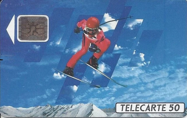 PHONECARD TELECARTE 1992 WINTER OLYMPICS XVI JEUX OLYMPIQUES d'HIVER 6 different