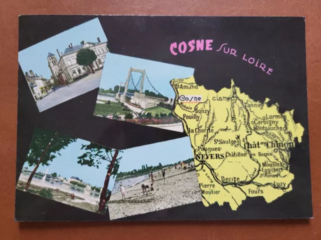 Postcard / Cpm / 58 / Cosne Sur Loire / Multivue / Card