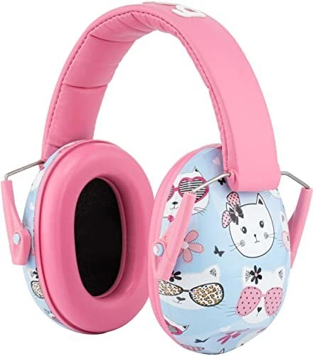 Kids Ear Protection - Noise Cancelling Sound Proof Earmuffs/Headphones Kitty