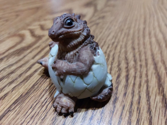 Vintage 1994 JC Brand Resin Dinosaur Hatchling Figure Small