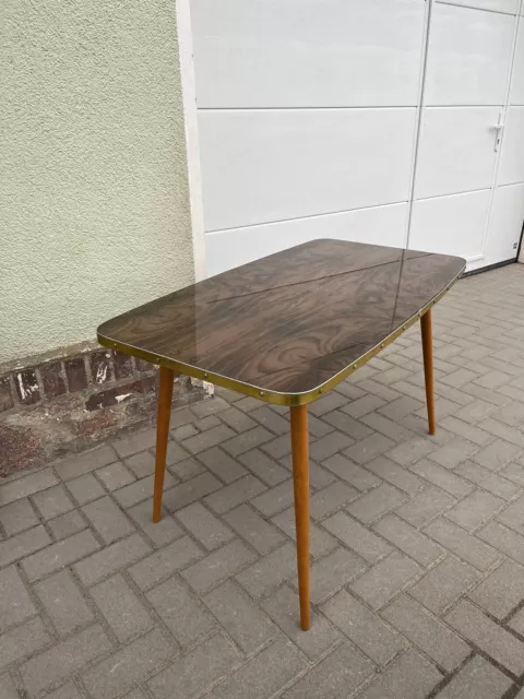 Glastisch Klubtisch Mid century DDR 60‘er Jahre