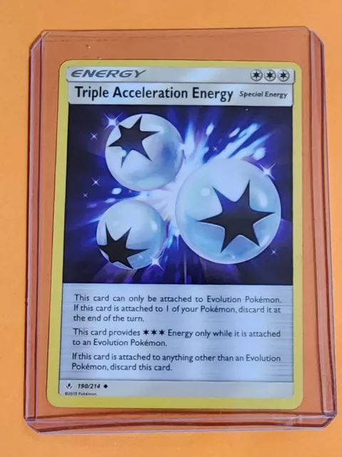 2019 Triple Acceleration Energy 190/214 - Unbroken Bonds NM/MT Pokémon Uncommon