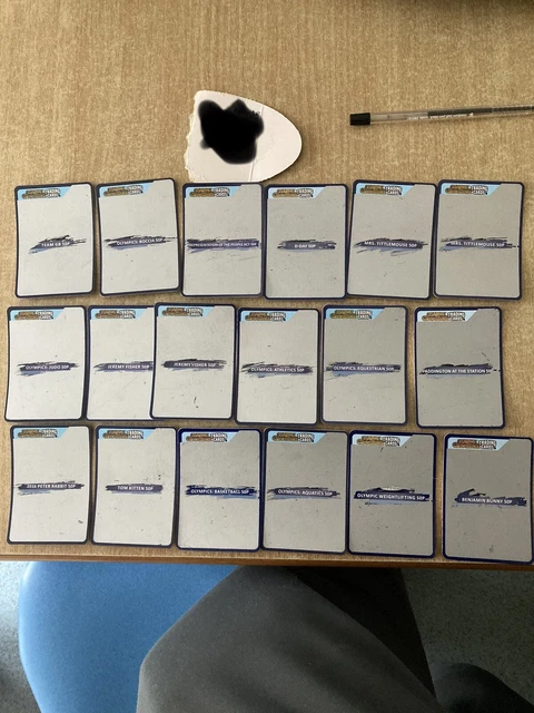 18 Change Checker Trading Cards Job Lot inculding some rares. Judo, olympics etc