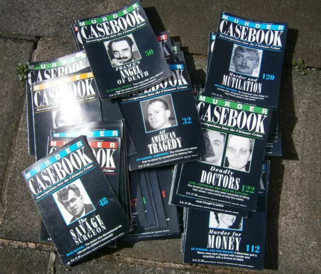 50 Murder Casebook Magazines - Assorted Bundle